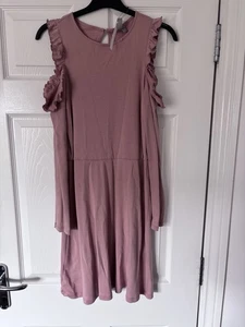ASOS Cold Shoulder Dress - Size 12 - Brand New With Tags - Picture 1 of 4
