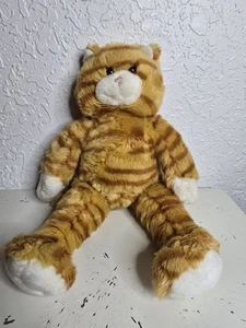 Build-A-Bear Orange Tabby Cat 17" Plush Stuffed Animal Stripes Vintage Kitty Toy - Picture 1 of 6