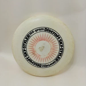 Used NOS Sky-Styler 160 Gram Discraft Sun White Black Metallic Black Ring Good - Picture 1 of 6