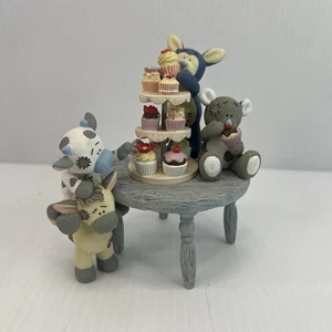 Tea Party With – My Blue Nose Friends Figurine – Boxed & Rare – Cupcake Table - Picture 1 of 11