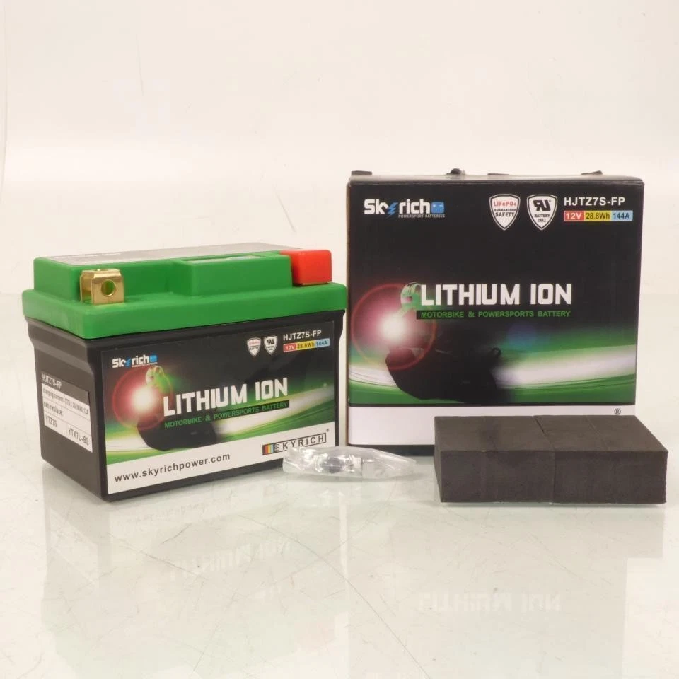 Batterie Lithium Skyrich pour Moto Husqvarna 449 SMR 2011 YTZ7S-BS / HJTZ7S-FP / - Photo 1/3