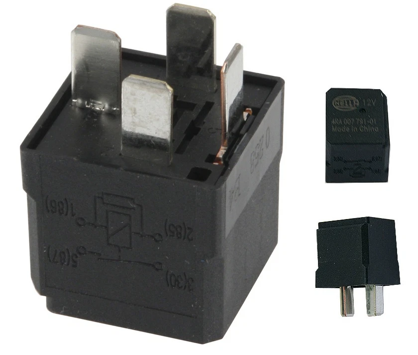 Hella Relay for Mercedes Fuel Pump Fan Air Suspension # 002 542 13 19 26 - Image 1 of 1