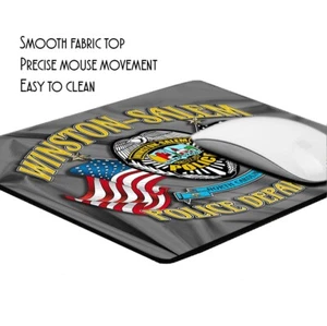 WSPD Winston-Salem Police Department Patch Flaggen Design Mauspad - Bild 1 von 4