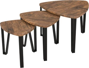 Nesting Coffee Tables End Table Sets Set of 3 Vintage Side Tables, Nightstand Mo - Picture 1 of 5