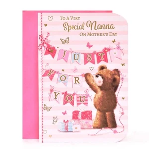 NANNAMother's Day Card ESPECIAL NANNA BANNER Preludio Extra Grande 10 X 7 pulgadas - Imagen 1 de 3