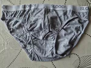 SLOGGI Slip Homme FR 3 EU 5 UK 34 (= M) Basic Mini Gris - Imagen 1 de 5