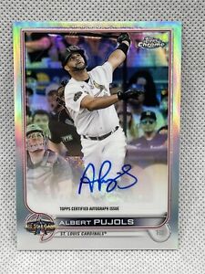 2022 Topps Chrome Update Collection Albert Pujols Auto Autograph All Star SSP
