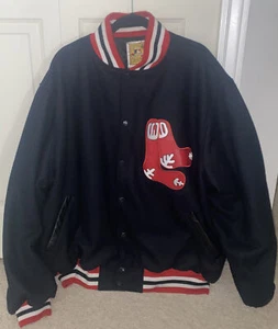 BOSTON RED SOX AUTHENTIC MITCHELL NESS COOPERSTOWN COLLECTION MLB JACKET 2XL - Picture 1 of 13