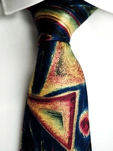 Corbata de seda Wohlen Zurich NUEVA longitud 60 pulgadas ancho 3,8 pulgadas abstracto mágico - Imagen 1 de 13