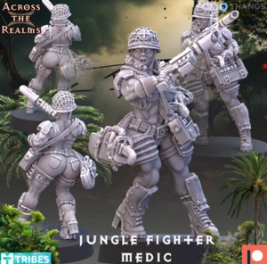 Jungle Fighter Medic x 1 model (28mm) - Picture 1 of 1