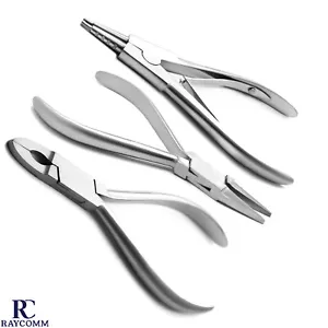 Jewelry Making Tools Ring Opening Pliers Closing Wire Cutters Tools Set Of 3  - Picture 1 of 5