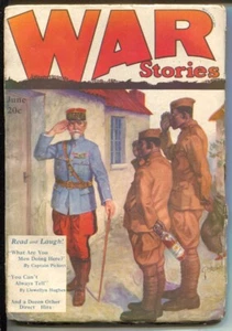 War Stories 6/1927-Dell-R.A. Burley cover-R Sidney Bowen Jr-Llewellyn Hughes-... - Picture 1 of 3