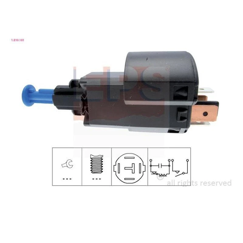 Eps 1.810.181 Interruptor de Luz de Freno para Opel Vectra B Cc Caravan - Imagen 1 de 1