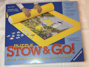 RavensBurger Puzzle Stow And Go Felt Mat Storage 46 x 26 For Up to 1500 Pieces