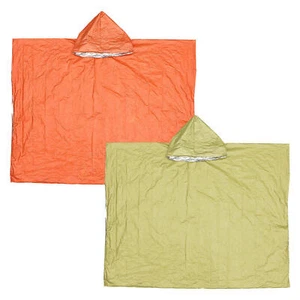 Raincoat for Adult Rain Poncho Jacket Cape Reversible Windproof PE Aluminum Film - Picture 1 of 14