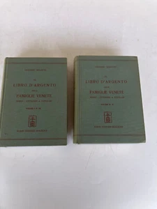 IL LIBRO D'ARGENTO DELLE FAMIGLIE VENETE -Sala Bolognese : Forni, 1968 - Foto 1 di 21