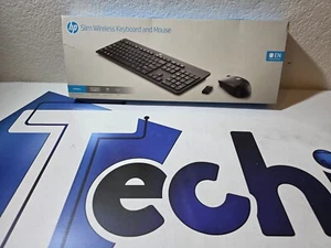 HP Wireless Keyboard and Mouse Slim - Picture 1 of 3