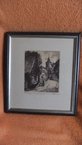 Alt Nürnberg - Burgeingang - Litho Druck - ca. 18.bis 19. Jht. - Bild 1 von 8