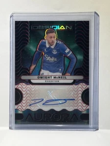 2023-24 Panini Obsidian Dwight McNeil Red Etch Aurora Auto AA-DM /25 - Picture 1 of 2