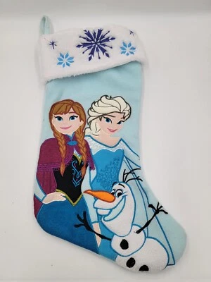 Disney Frozen Olaf's Frozen Adventure Ana y Elsa Navidad Medias Peluche  Foto 1 de 4