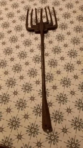 fiocina da pesca tutta fatta a mano conservazione perfetta primi 900 - Foto 1 di 4