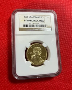 2008 S Sacagawea Dollar NGC PF69 Ultra Cameo - Picture 1 of 2