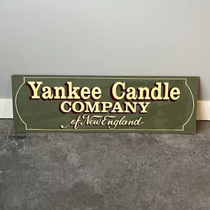 Yankee Candle Company Of New England Wood Store Sign Display Primitive Decor - Picture 1 of 18