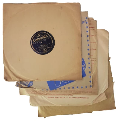 ВИНТАЖНЫЙ 1930-е Виниловый Лот 78 Записей КОЛУМБИЯ 5 УПАКОВОК Парень Митчелл Нищий в Любви - Изображение 1 из 4