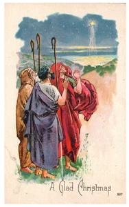 Vintage Christmas Post Card . BPC - Picture 1 of 2