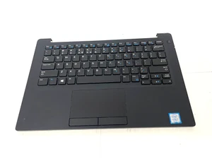 Dell Latitude 7290/7390 Tastiera computer portatile Palmrest Touchpad Assemblaggio Nero 0TV37K - Foto 1 di 4