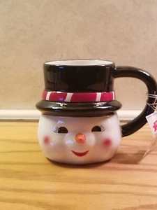 MR..NATALE TAZZA PUPAZZO DI NEVE IN CERAMICA DI RICAMBIO IN PERFETTE CONDIZIONI NUOVA CON ETICHETTE  - Foto 1 di 9