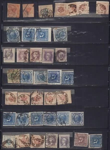 AUSTRIA 1858-1910 francobolli giornali lotto buoni francobolli TEPLITZ KK - Foto 1 di 8