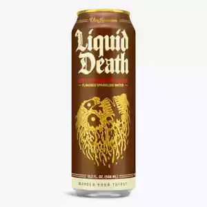 Liquid Death x Van Leeuwen Hot Fudge Sundae Flavored Sparkling Water SINGLE CAN - Picture 1 of 4