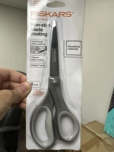 8" Fiskars Soft Grip Scissors (Titanium) - Picture 1 of 1
