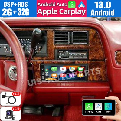 For Chrysler New Yorker 1975-1996 Android 13 Apple CarPlay Car Radio Stereo GPS - Image 1 of 4