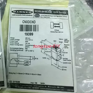 new BANNER Photoelectric switch sensor CNXDCND Via FedEx or DHL - Picture 1 of 4