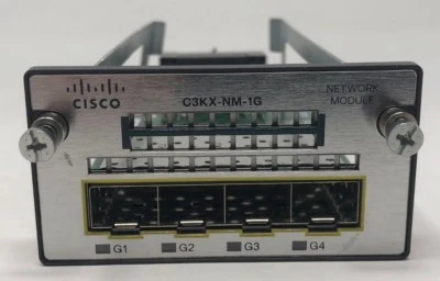 Cisco C3KX-NM-1G Gigabit Ethernet Network Module Catalyst 3560-X 3750-X Switch - Image 1 of 3