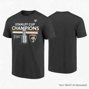 Florida Panthers Fanatics 2024 Stanley Cup Champions T-Shirt - Anthrazit - 4XL - Bild 1 von 7