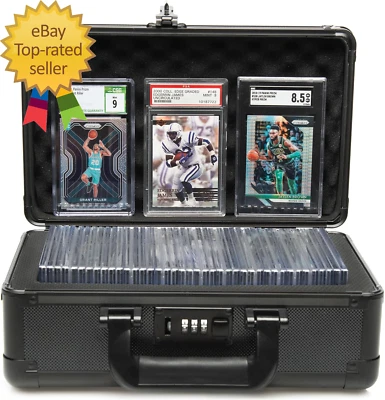 SLAB ARMOR 40+ 1 Row Psa Graded Card Storage Box Graded Card Case Psa Slab Case