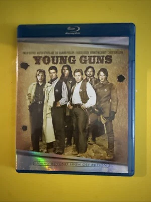 YOUNG GUNS  1988 (BLU-RAY 2007) EMILIO ESTEVEZ  LIKE NEW CONDITION FREE SHIPPING Foto 1 de 4