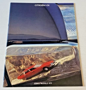 Werbeprospekt Citroen CX Modelljahr 1979 - August 1978 - schöner Zustand. - Bild 1 von 8
