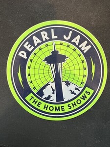 Pearl Jam The Home Shows Sticker Seattle Aug 2018 Space Needle Official Vedder