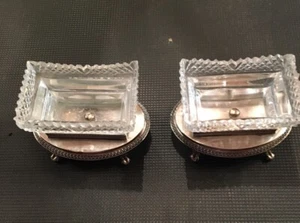 Silber Tisch Salz und Peffer Salz Silberbesteck Tafelsilber Tafel Küche 925er - Bild 1 von 9
