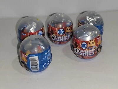 DC OOSHIES Blind Sealed Egg Capsule Figures Lot of 5 Chance of Chase - Image 1 of 2