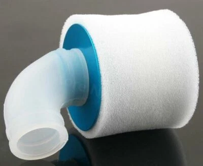 RC SCRAPYARD Nitro engine Air filter. 1/8th RC Blue aluminium. - Extra Fine Foam, HPI Kyosho