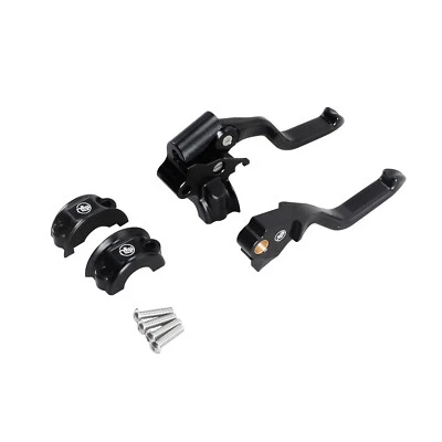 Black Easy Pull Hand Brake Clutch Levers for Harley 96-03 Sportster XL 883 1200  - Image 1 of 4