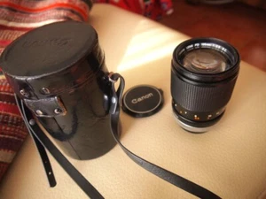 Teleobjetivo Canon 135mm 1:2´5 s.c perfectos con funda de cuero inmaculada - Imagen 1 de 3