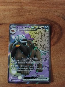 Pokémon Karte • Alt Art Peppers Mastifioso EX 218/182 Ewige Rivalen Deutsch - Bild 1 von 6