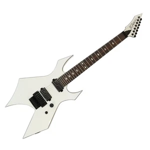B.C.Rich Warlock Extreme 7 With Floyd Rose Gloss White Pearl String Electric Gui - Picture 1 of 9