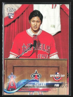 Shohei Ohtani 2018 Topps Opening Day RC C #200 Los Angeles Angels - Image 1 of 3
